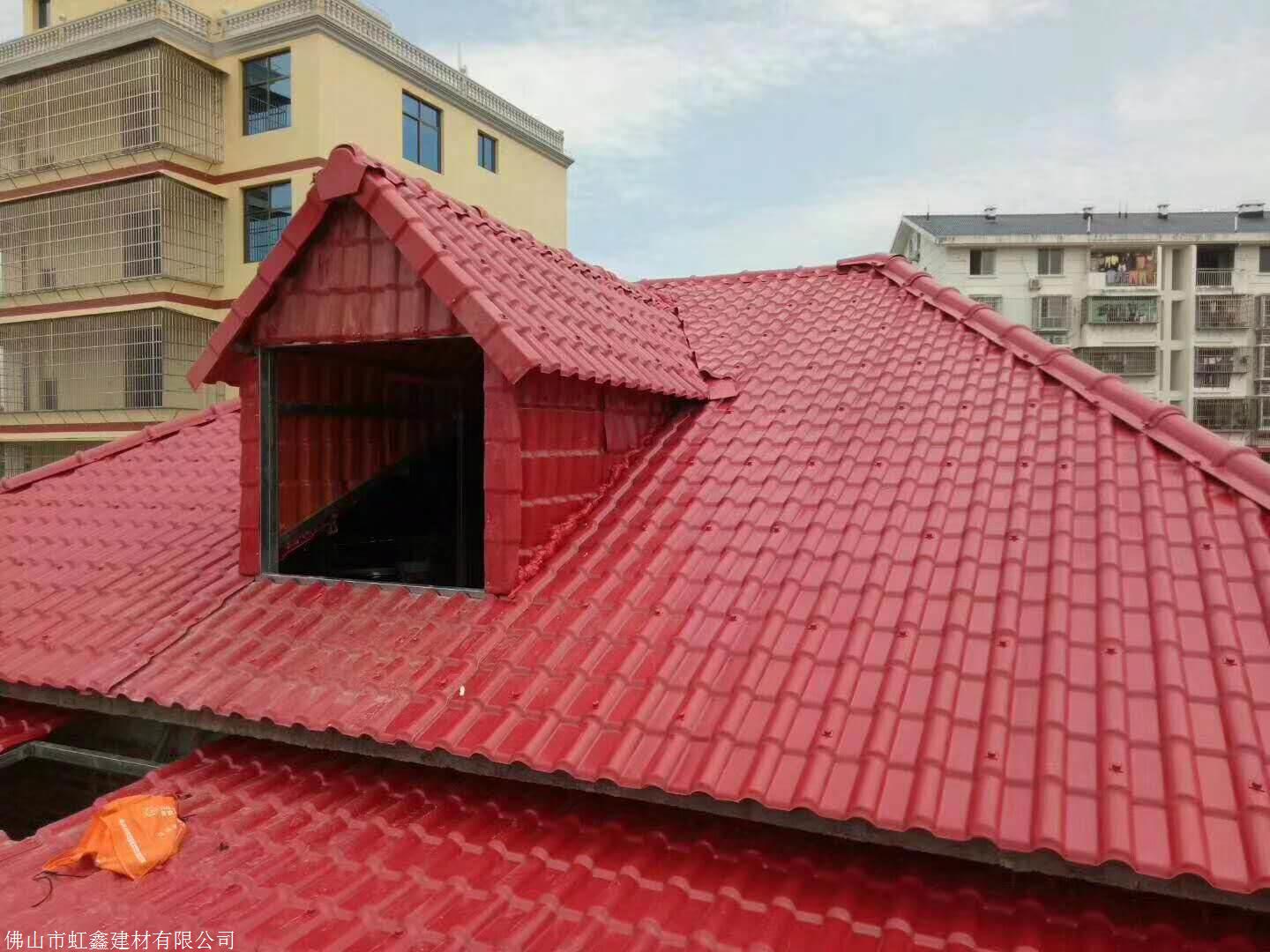 880型竹节型树脂瓦,厚度颜色可定制主图